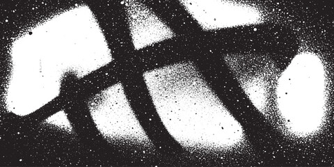 Abstract black spray paint grunge texture with bold intersecting strokes and white flecks design element artistic effect street art abstract distressed splatter artistic background creative © HexaFrame