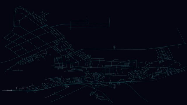 Bi&ecirc;n H&ograve;a, Vietnam, City Infrastructure Expansion Animation, Urban Visualization Technology