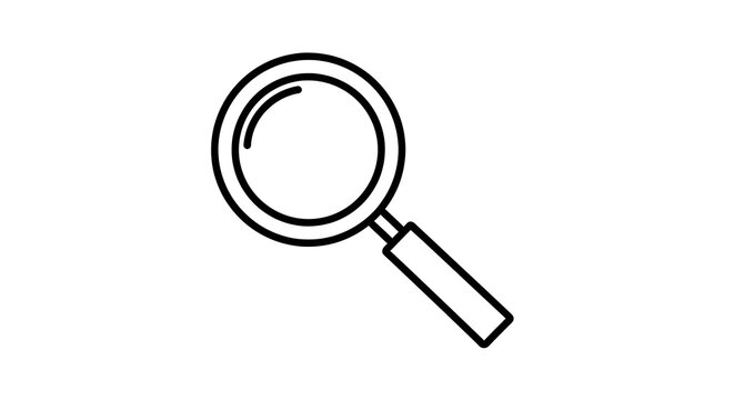 Magnifying glass search icon