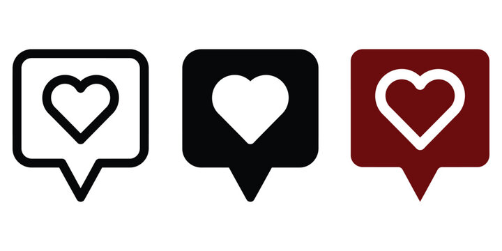 Understanding the evolution and significance of like button icons in social media platforms Vector Contact Icons