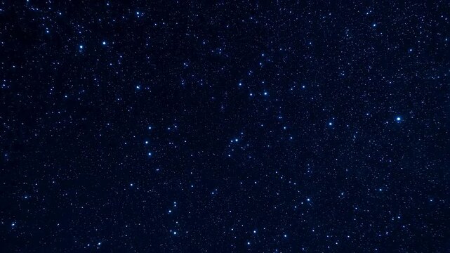 Twinkling stars in a clear night sky. Captivating celestial view for astronomy enthusiasts and dreamers alike