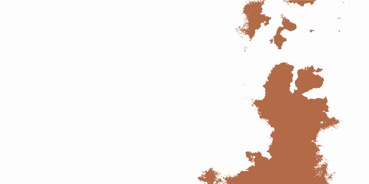 Vector A detailed depiction of the geographical regions and the topographical formations in muted tones.