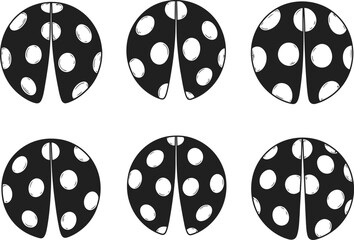 Fototapeta premium Celebrating dad papa and fathers day adorable ladybug illustrations for a special occasion