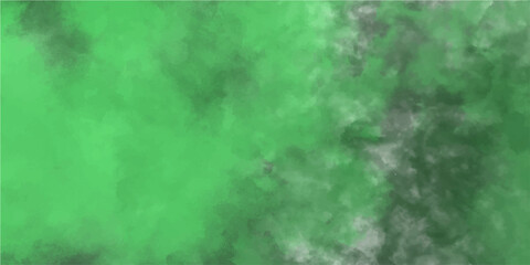 Fototapeta premium Green ink and grey smudge abstract background with emerald green and misty haze effect and smoky swirling patterns.