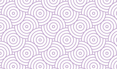 Fototapeta premium Concentric circles pattern in purple and white high-quality professional detailed modern elegant stylish clean 
