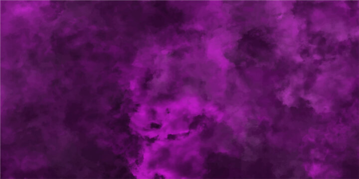 Vector Abstract ethereal cosmos of purplish hue and inky dark, a canvas of abstract clouds of color and light. 