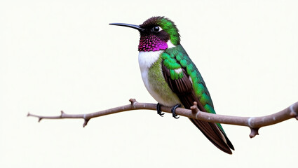 Fototapeta premium red billed hummingbird