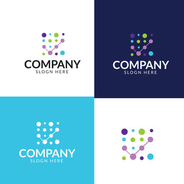 Modern Tech Company Logo Design