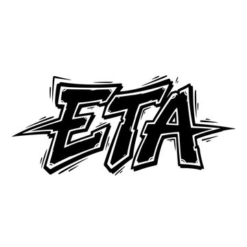Graffiti Style ETA Text