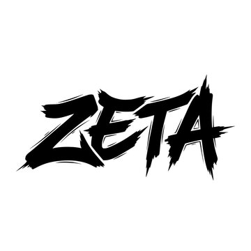 Zeta Graffiti Text