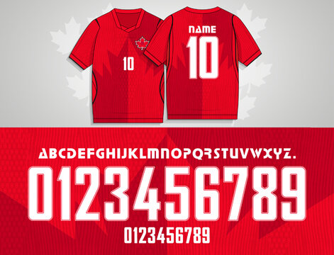 Modern athletic sans serif font inspired by jersey numbers. Clean vector alphabet with bold geometry, sharp corners and balanced spacing. Ideal for sports kits, branding and apparel graphics