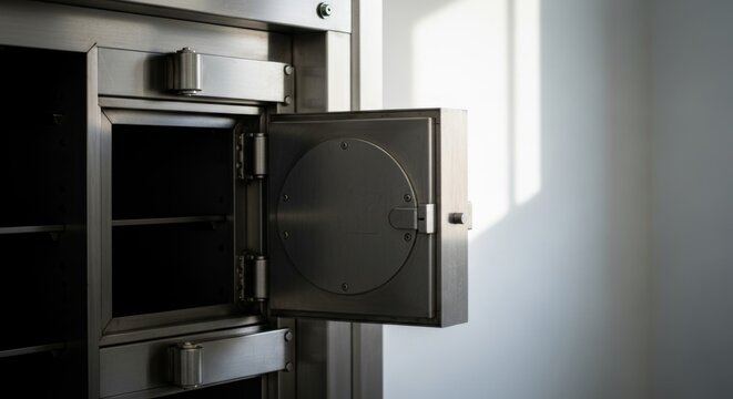 Open Bank Vault Storage Cell, Security and Space