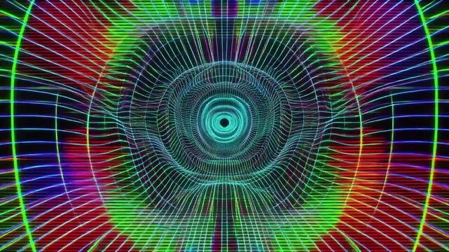 Abstract Ethereal Light Currents Flowing Seamlessly