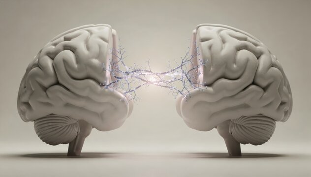 Dual Brain Connection Synthesizing Neural Pathways in a Surge of Thought and Emotional Resonance Exploring Cognitive Synergy and Shared Intent