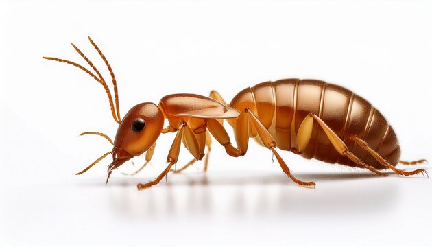 termite isolated on white