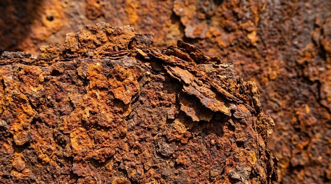 Rusty metal texture heavy oxidation