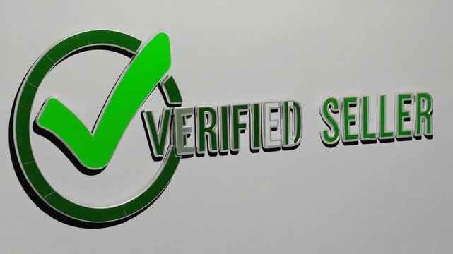 "Verified seller" seal.
