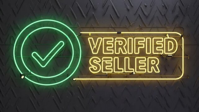 "Verified seller" seal.