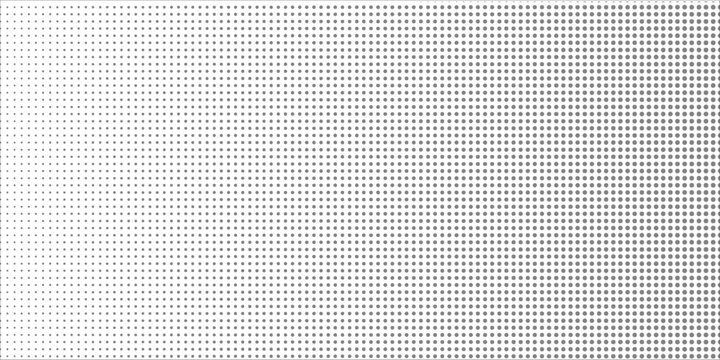 Basic halftone dots effect in black and white color. Halftone effect. Dot halftone. Black white halftone.Background with monochrome dotted texture. Polka dot pattern