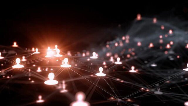 Visual representation of global network connections, illustrating digital data exchange and communication.