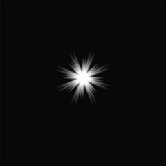 Fototapeta premium Abstract Light Burst Effect on Dark Background for Design and Creative Use.