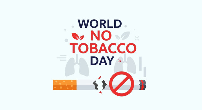 World No Tobacco Day awareness campaign.