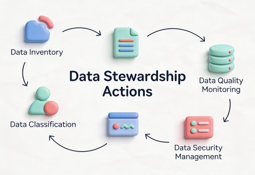 Comprehensive Guide to Data Stewardship Actions Including Data Inventory, Data Classification, Data Quality Monitoring and Security Management Strategies