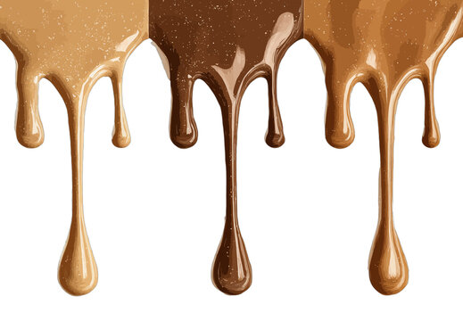melted chocolate dripping 