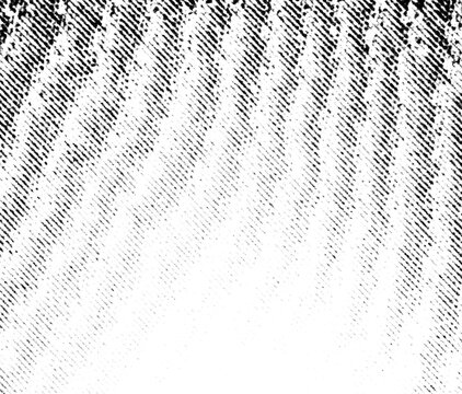 Rough diagonal gradient with a distressed ink texture and grunge shading pattern on a transparent background.