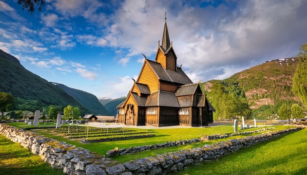borgund stave church a medieval masterpiece in norways landscape