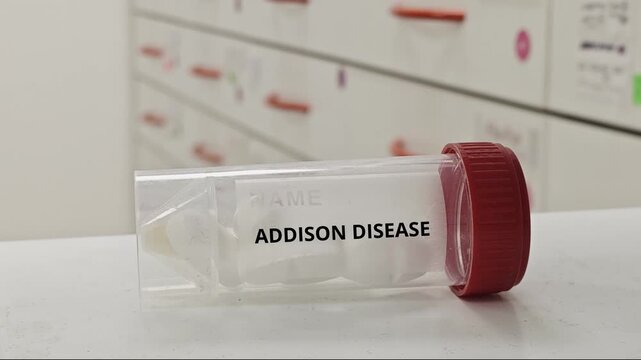 ADDISON DISEASE treatment tablets used to replace deficient adrenal hormones