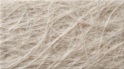 Fototapeta premium Close-up of Light-Colored Fibers Texture