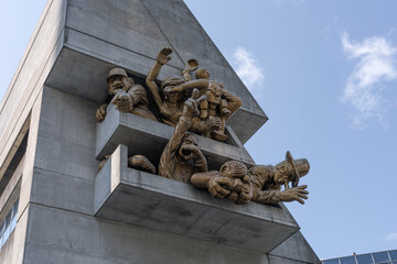 Naklejka premium The Audience Sculpture by Michael Snow at Rogers Centre Stadium - Toronto, Ontario, Canada
