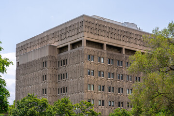 Naklejka premium Temerty Faculty of Medicine at University of Toronto - Medical Sciences Building at Campus St. George - Toronto, Ontario, Canada