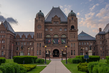 Naklejka premium Legislative Assembly of Ontario at Queens Park - Toronto, Ontario, Canada