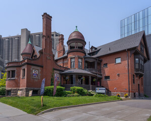 Naklejka premium Newman Centre at University of Toronto - Roman Catholic university chaplaincy at Campus St. George - Toronto, Ontario, Canada