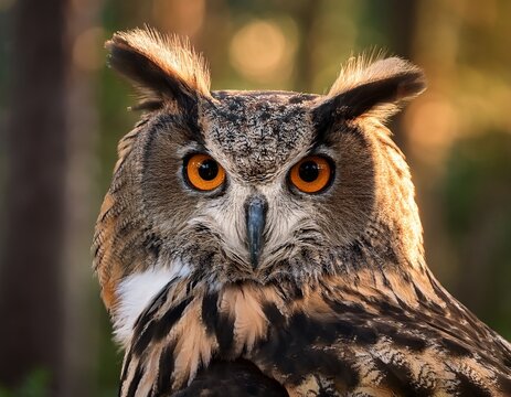 majestic common owl ff wildlife photography asset for digital marketing collaterals