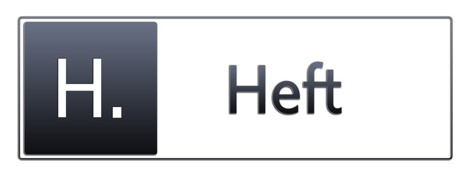 H. - Heft - Abk&uuml;rzung aus deutschem Recht, Verwaltung