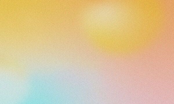 Abstract warm pastel gradient background with soft blur yellow pink blue smooth modern texture backdrop