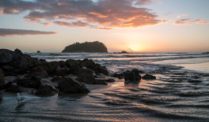 Obraz premium Mount maunganui sunrise