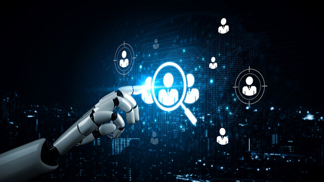 An AI assistant powers a global talent acquisition platform. This smart human resources system automates the search for qualified candidates to build a corporate workforce. Fermion