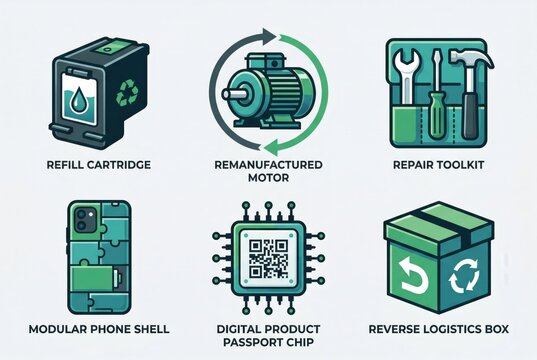 Innovative Sustainable Product Solutions Featuring Refill Cartridges Repair Toolkits and Modular Components Emphasizing Circular Economy Principles and Environmental Responsibility