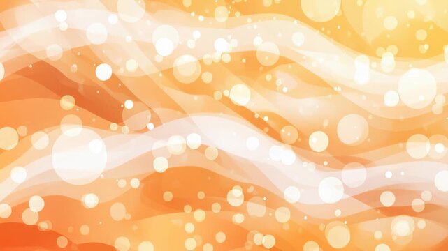 Abstract Warm Waves and Sparkling Bokeh: An abstract design featuring flowing, warm-toned waves and shimmering bokeh, creates a sense of movement and visual interest.