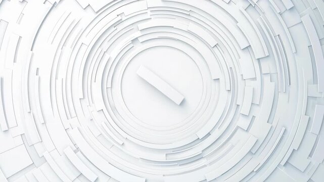 Abstract Digital Design: A modern, minimalist abstract design featuring concentric circles and a sense of depth, suggestive of a digital interface or technological concept.