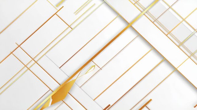 Elegant Gold Geometric Lines: A sophisticated design composed of intersecting gold lines on a pristine, textured surface, creating a modern and luxurious aesthetic.