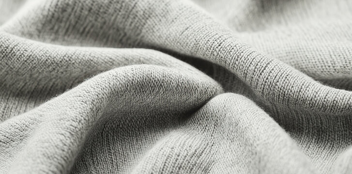 Light gray heather canvas swatch background texture. Seamless fabric material backdrop pattern.