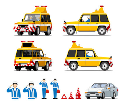 Road service car set_2