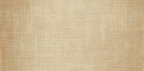 Fototapeta premium Canvas fabric seamless texture background. Woven light brown textile material.