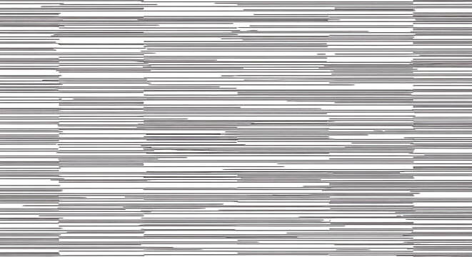 Black and white digital glitch data lines