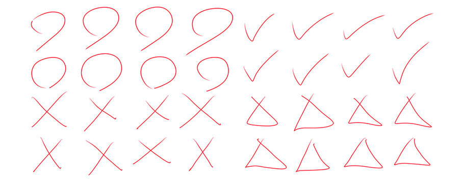 赤ペンの丸つけセット3